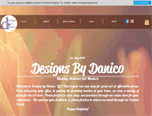 Tablet Screenshot of designsbydanico.com